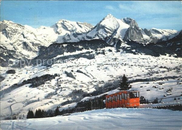 Zahnradbahn Unterwasser-Iltios Stoss Säntis Schafbe