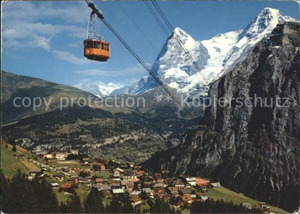 Seilbahn Schilthorn Eiger Mönch Mürren