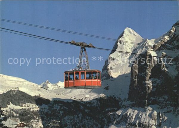 Seilbahn Schilthorn Mürren Eigernordwand