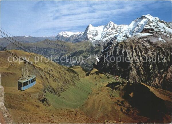 Seilbahn Schilthorn Birg Eiger Mönch Jungfrau Mü