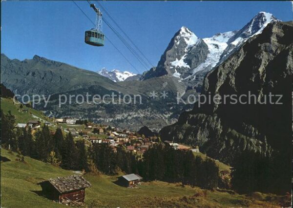 Seilbahn Schilthorn Mürren Eiger Mönch