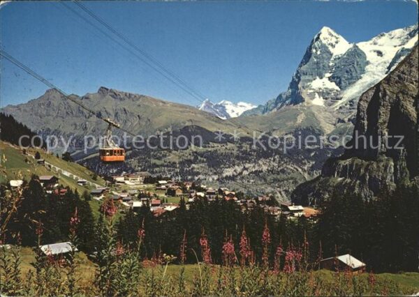 Seilbahn Schilthorn Mürren Eiger