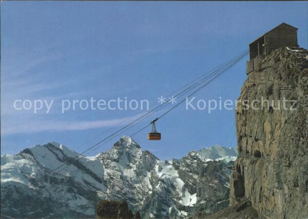 Seilbahn Schilthorn Mürren Station Birg Gspalten