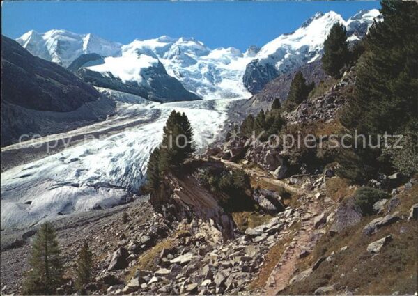 Gletscher Morteratschgletscher Piz Palü Bellavist