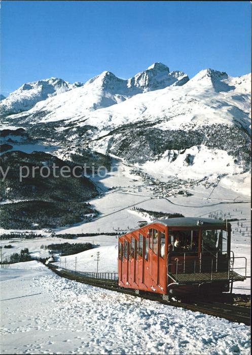 Zahnradbahn Muottas-Muragl Celerina St. Moritz Corv
