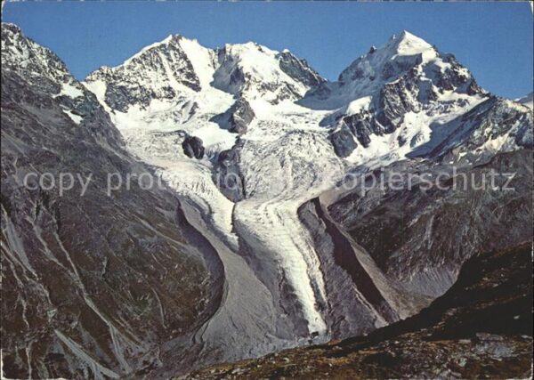 Gletscher Tschiervagletscher Fuorcla-Surlej Piz B