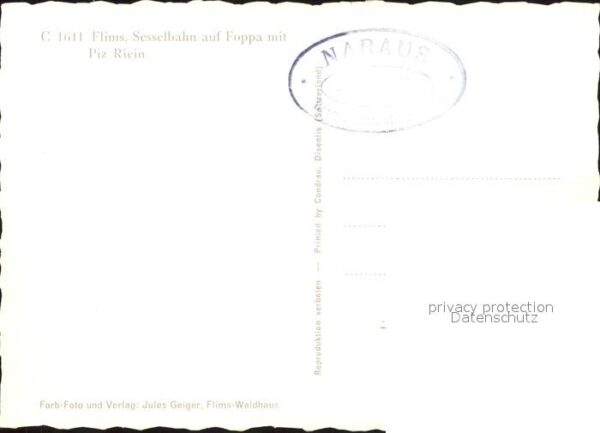 Sessellift Foppa Flims Piz Riein – Bild 2