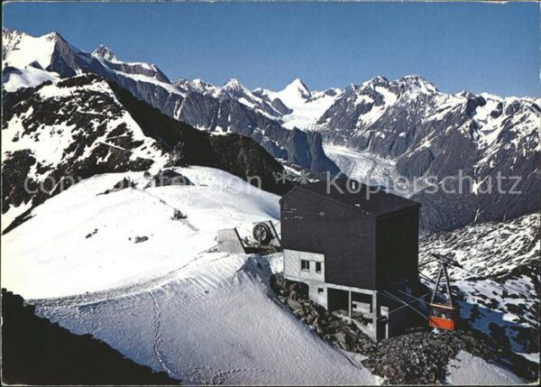 Seilbahn Fiesch-Eggishorn Bergstation Fieschergl