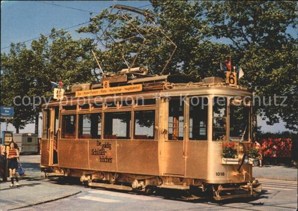 Strassenbahn Em goldige Sächsitram Zürich