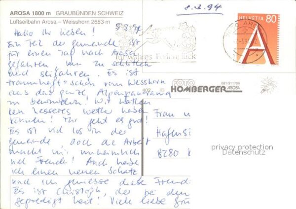 Seilbahn Arosa-Weisshorn – Bild 2