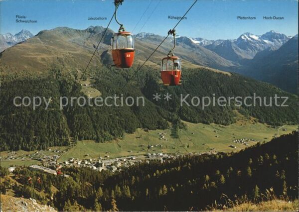 Seilbahn Schatzalp-Strelapass Davos Jakobshorn H