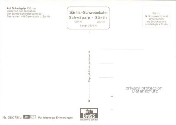 Seilbahn Säntis Schwägalp Restaurant Gyrenspitz – Bild 2