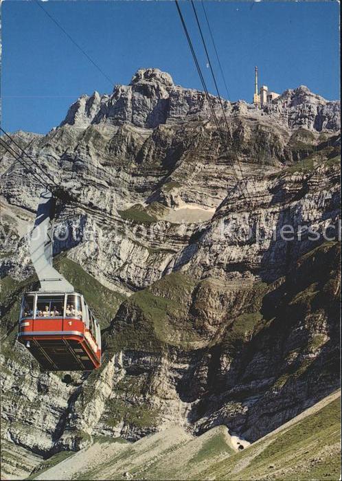 Seilbahn Säntis Schwägalp Gyrenspitz