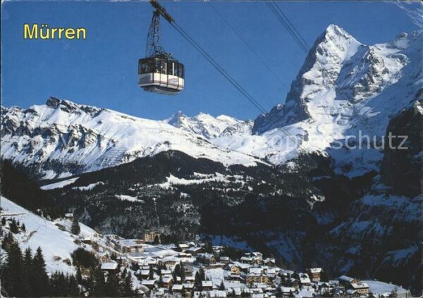 Seilbahn Schilthorn Mürren Eiger
