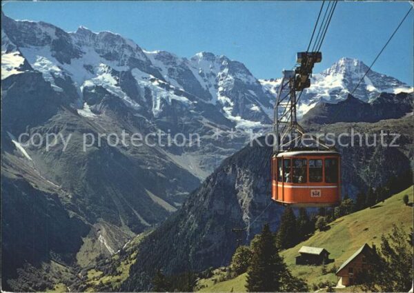 Seilbahn Schilthorn Mittaghorn Grosshorn Breitho
