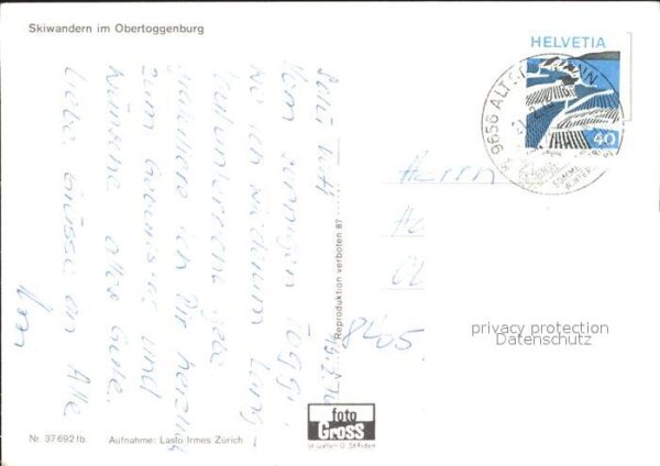 Ski-Langlauf Skiwandern Obertoggenburg – Bild 2