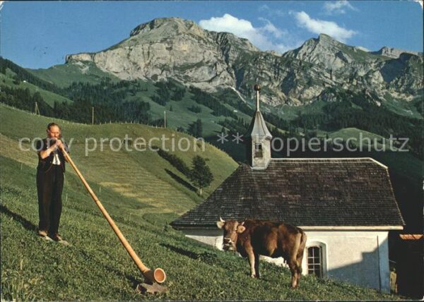 Alphorn Alphornbläser Obwalden Widderfeld Nünal