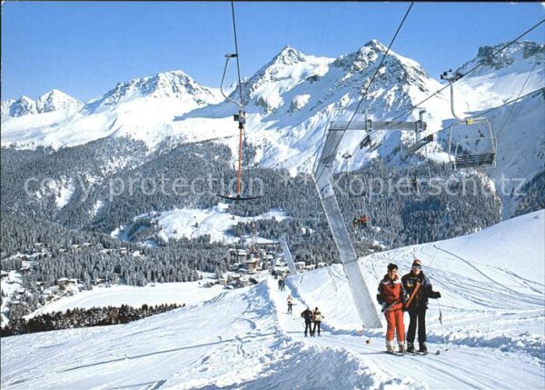 Skilift Tschuggen Arosa Sessellift