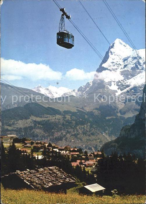 Seilbahn Schilthorn Mürren Eiger