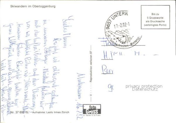 Ski-Langlauf Skiwandern Obertoggenburg – Bild 2