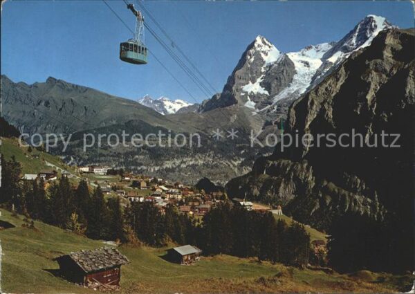 Seilbahn Schilthorn Mürren Eiger Mönch