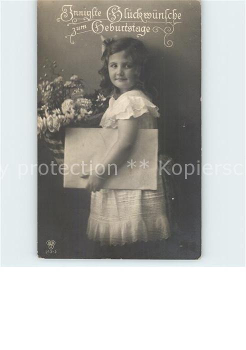 Geburtstag Kind Blumen Foto-BBJ-Nr. 213-2
