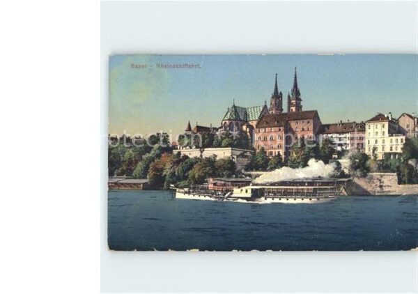 Dampfer Seitenrad Basel Rheinschifffahrt