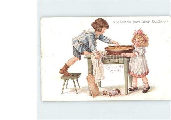Baeckerhandwerk Kuchen Kinder Schneidebrett Puppe Spiel