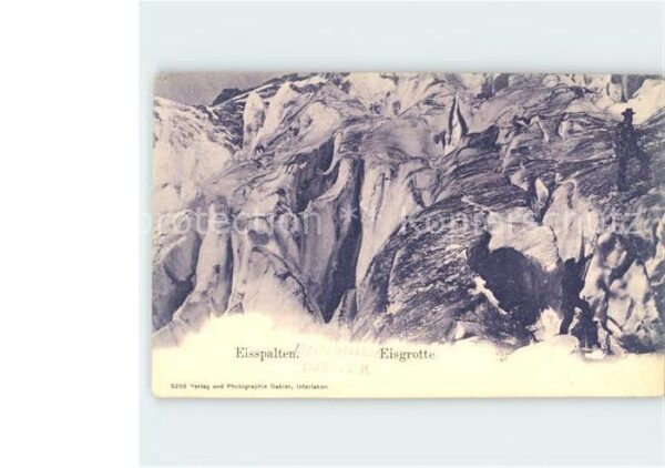 Bergsteigen Klettern Eisspalten Eisgrotte