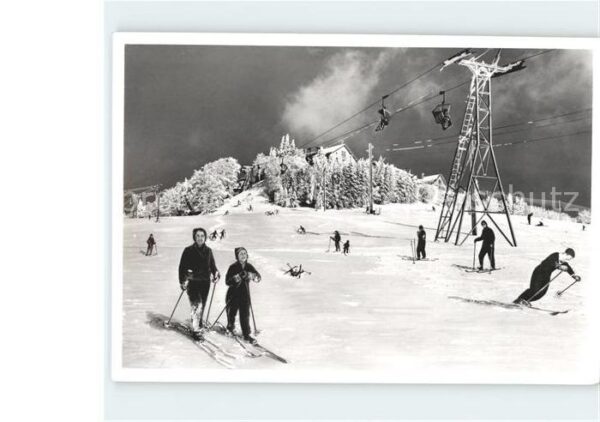 Skifahren Sessellift Weissenstein