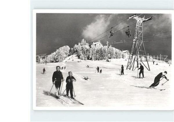 Skifahren Sessellift Weissenstein