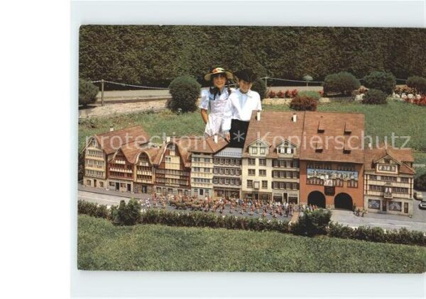 Miniatur Swissminiatur Melide-Lugano Hauptstrass