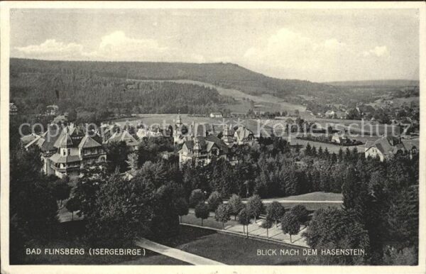 Bad Flinsberg Swieradow Zdroj Panorama Hasenstein