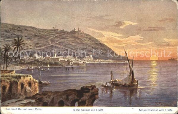 Haifa Berg Karmel mit Haifa