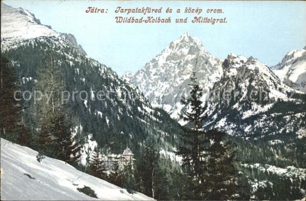 Kolbachtal Wildbad Kolbach und Mittelgrat