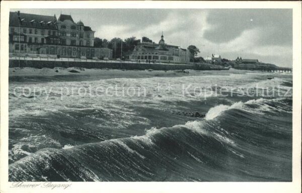 Cranz Ostseebad Schwerer Seegang