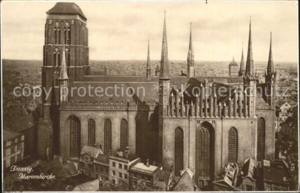 Danzig Westpreussen Marienkirche