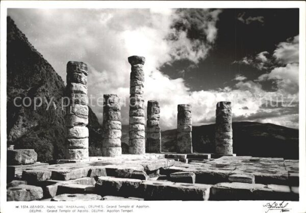 Delphi Delfi Grand Temple of Apollo