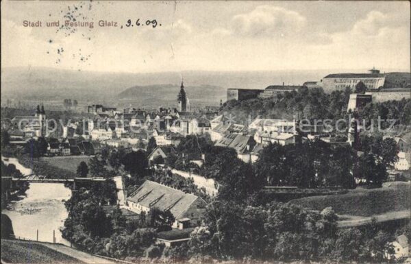 Glatz Niederschlesien Stadt und Festung Glatz