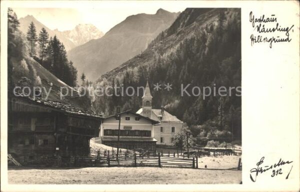 Zillertal Tirol Gasthaus Häusling Zillergrund
