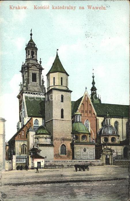 Krakow Krakau Kosciol katedralny na Wawelu