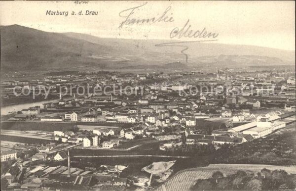 Marburg Drau Maribor Totalansicht