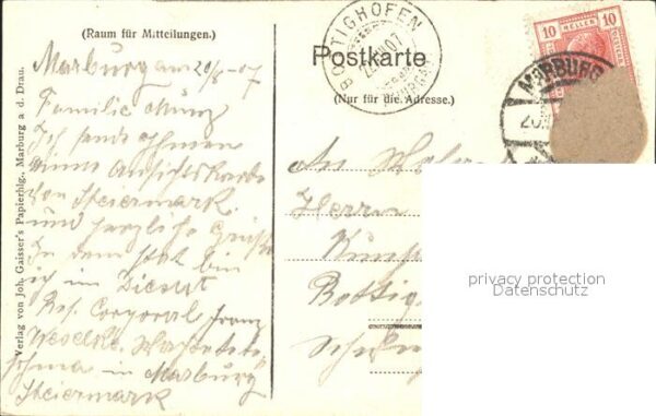 Marburg Drau Maribor Totalansicht – Bild 2