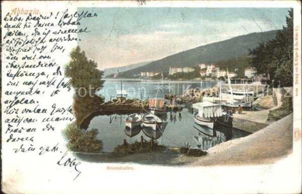 Opatija Abbazia Bootshafen