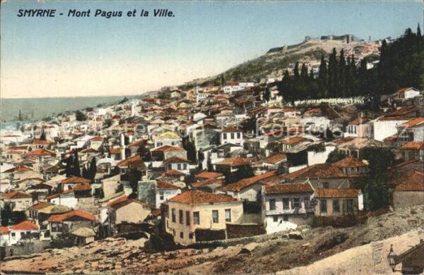 Smyrne Mont Pagus et la Ville
