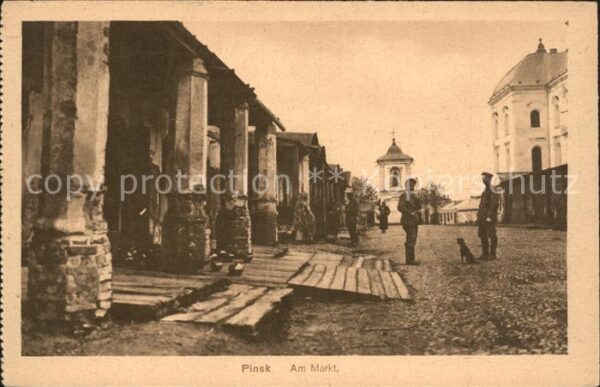 Pinsk Belarus Am Markt