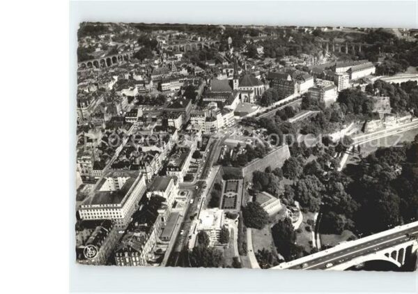 Luxemburg Luxembourg Fliegeraufnahme