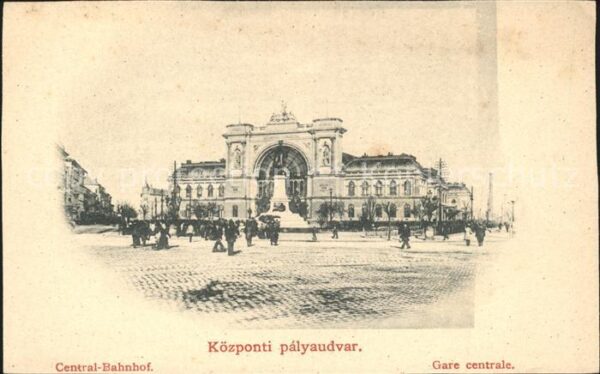 Budapest Centralbahnhof Denkmal