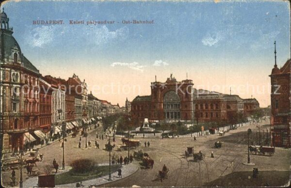 Budapest Ostbahnhof Platz Denkmal