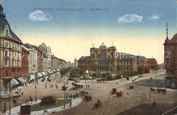Budapest Zentralbahnhof Barossplatz Denkmal